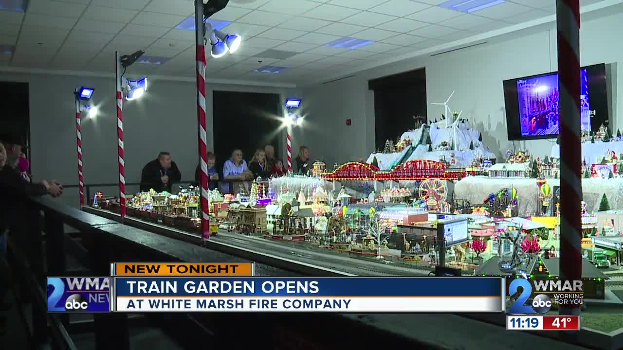 Holiday train garden opens at White Marsh Fire Company