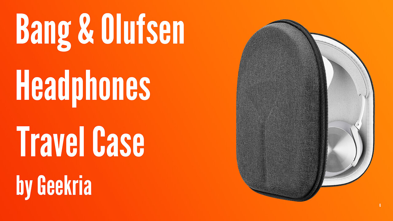 Bang & Olufsen Over-Ear Headphones Travel Case, Hard Shell Headset Carrying Case | Geekria