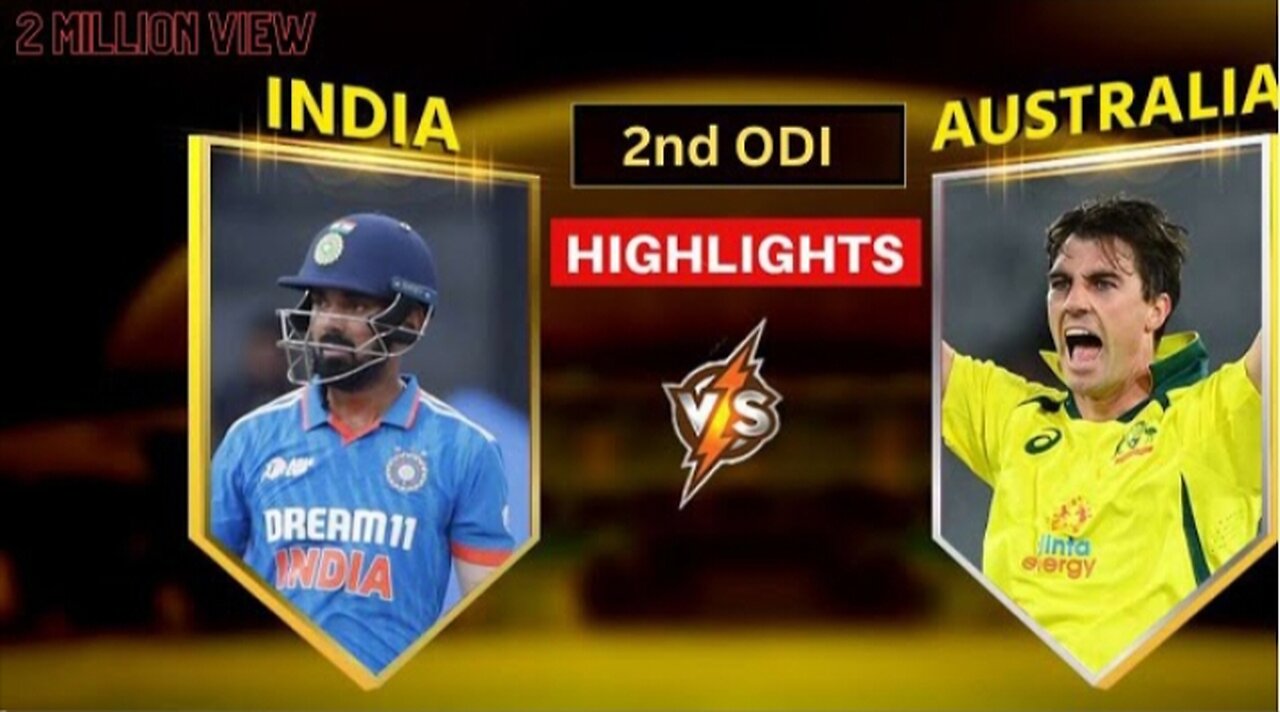 India vs Australia 2nd match highlights