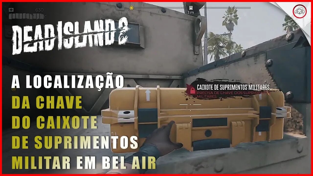 Dead Island 2, A localização da chave do caixote militar no hotel halperin | Super-Dica