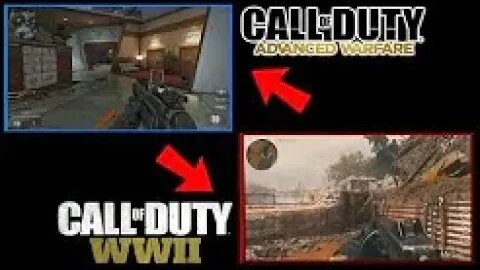 COD WW2 IS JUST A RESKIN OF ADVANCED WARFARE CLASSIC TDM (side by side comparison) (Aug 5, 2017)