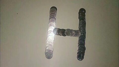 Learning Alphabet H From Money Coin
