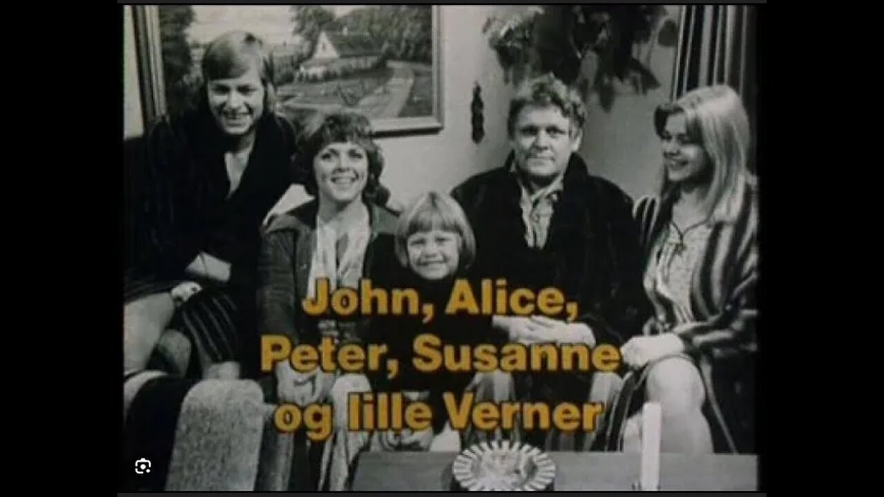 John, Alice, Peter, Susanne og lille Verner 2-4 Festen