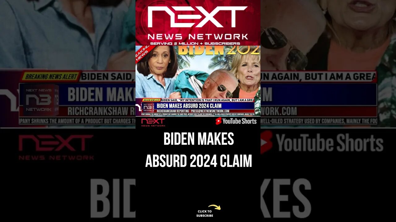 Biden Makes Absurd 2024 Claim #shorts