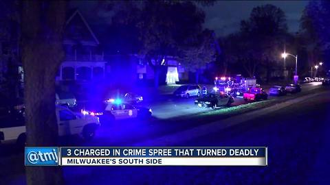 Three charged in violent Milwaukee crime spree