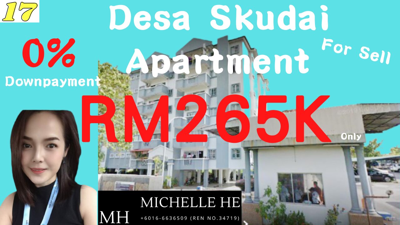 property malaysia Desa Skudai Apartment 0% Downpayment ONLY RM5k Booking Apartment For SALE 公寓出售 ONLY RM265k