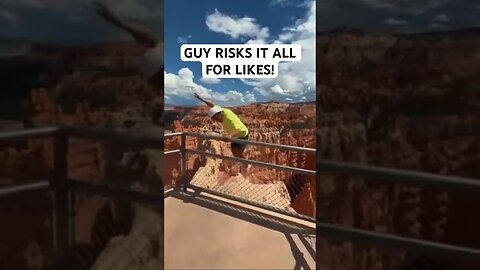 GUY RISKS IT ALL FOR LIKES!