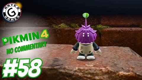 Pikmin 4 No Commentary - Part 58 (Cliff-Hanger's Hold Dandori Challenge)