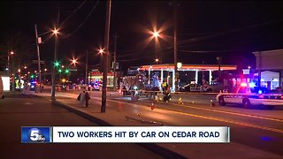 2 construction workers in critical condition after being struck by hit-skip driver