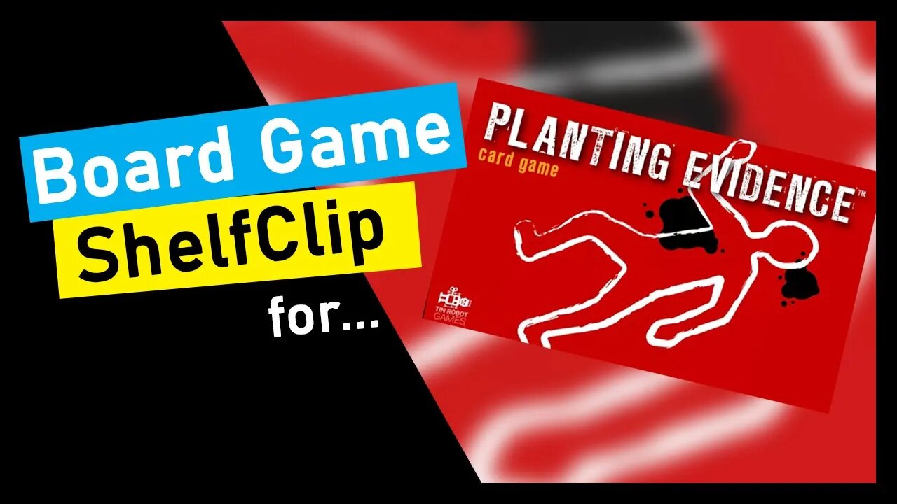 🌱ShelfClips: Planting Evidence: Card Game (Short Board Game Preview)