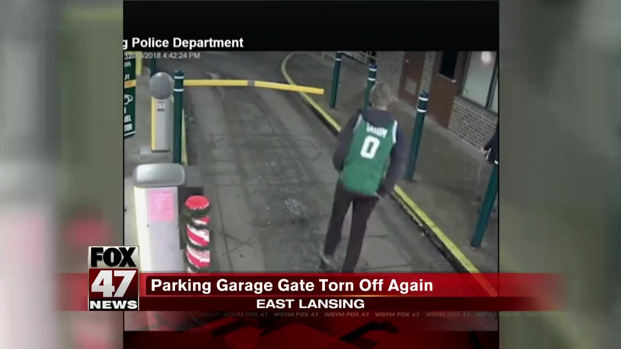 East Lansing Searching for Parking Garage Vandals