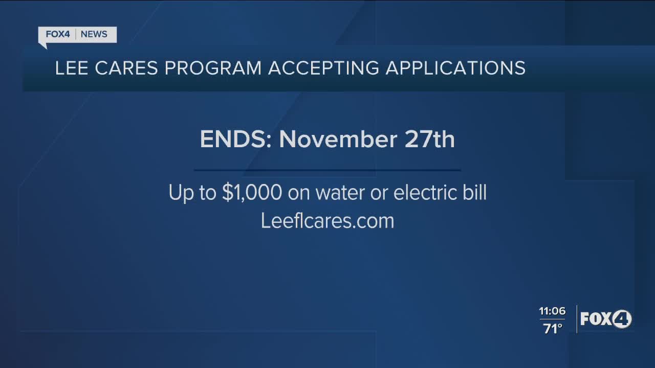 Lee Cares application deadline