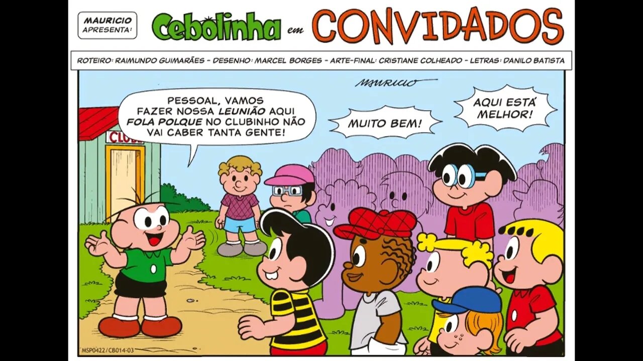 Cebolinha em-Convidados | Gibis do Rapha 2