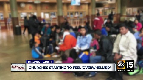 Valley churches stretched thin by constant aid to migrants released by ICE