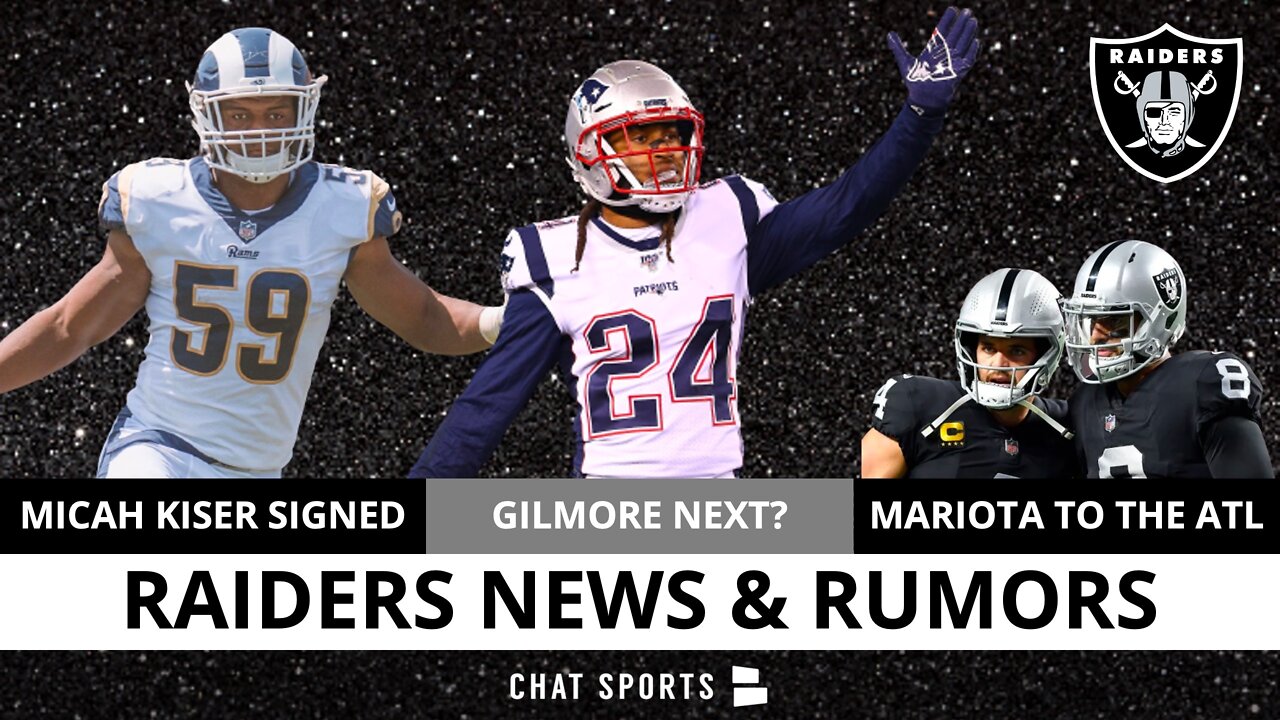 Raiders Sign Micah Kiser + Raiders Rumors On Derek Carr Extension, Stephon Gilmore & Mariota To ATL