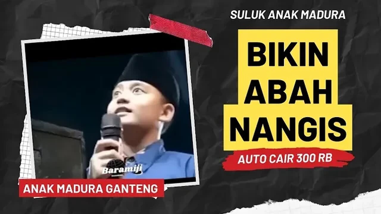 SULUK ORANG MADURA BIKIN ABAH ANZA NANGIS