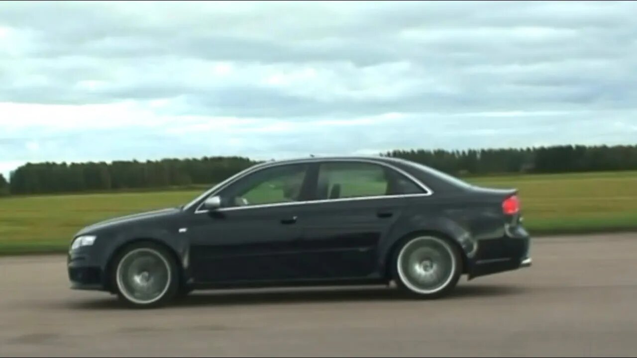 🇸🇪 Audi RS4 Tubi exhaust brutally owned by Saab 9-3 Cabrio Viggen Nordic Uhr 🇸🇪