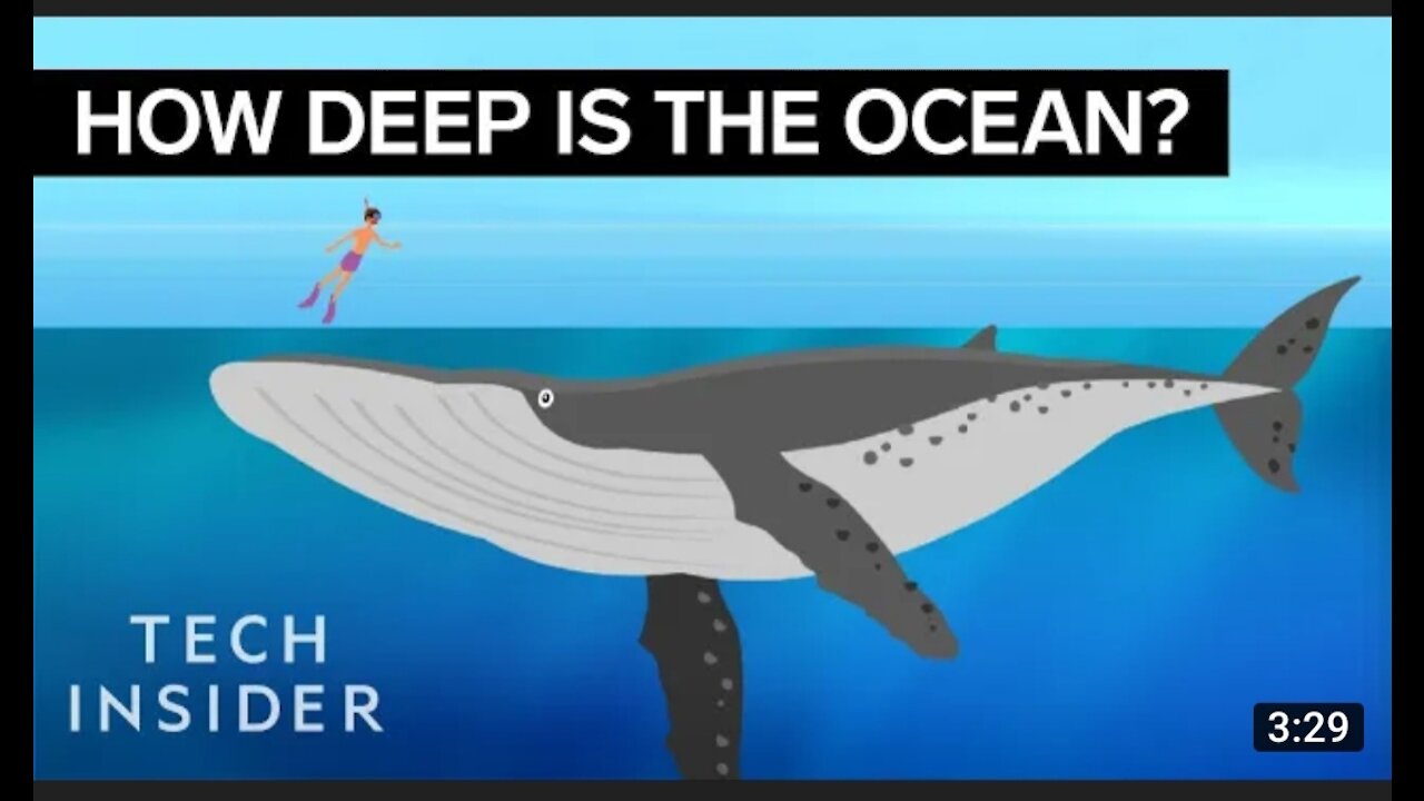 This incredible Animation shows how deep the ocean really is 😱