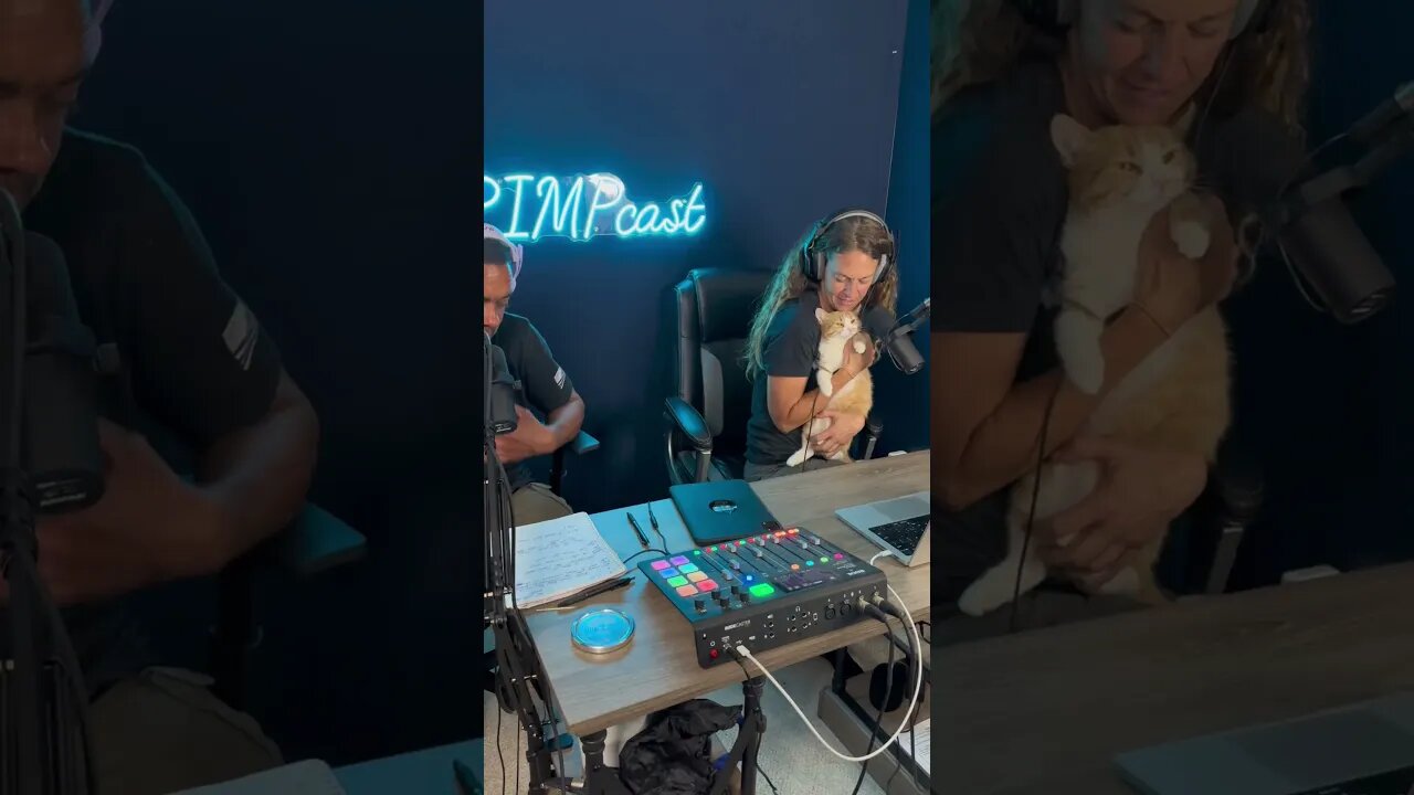 A little behind the scenes of the PIMPcast! 😂