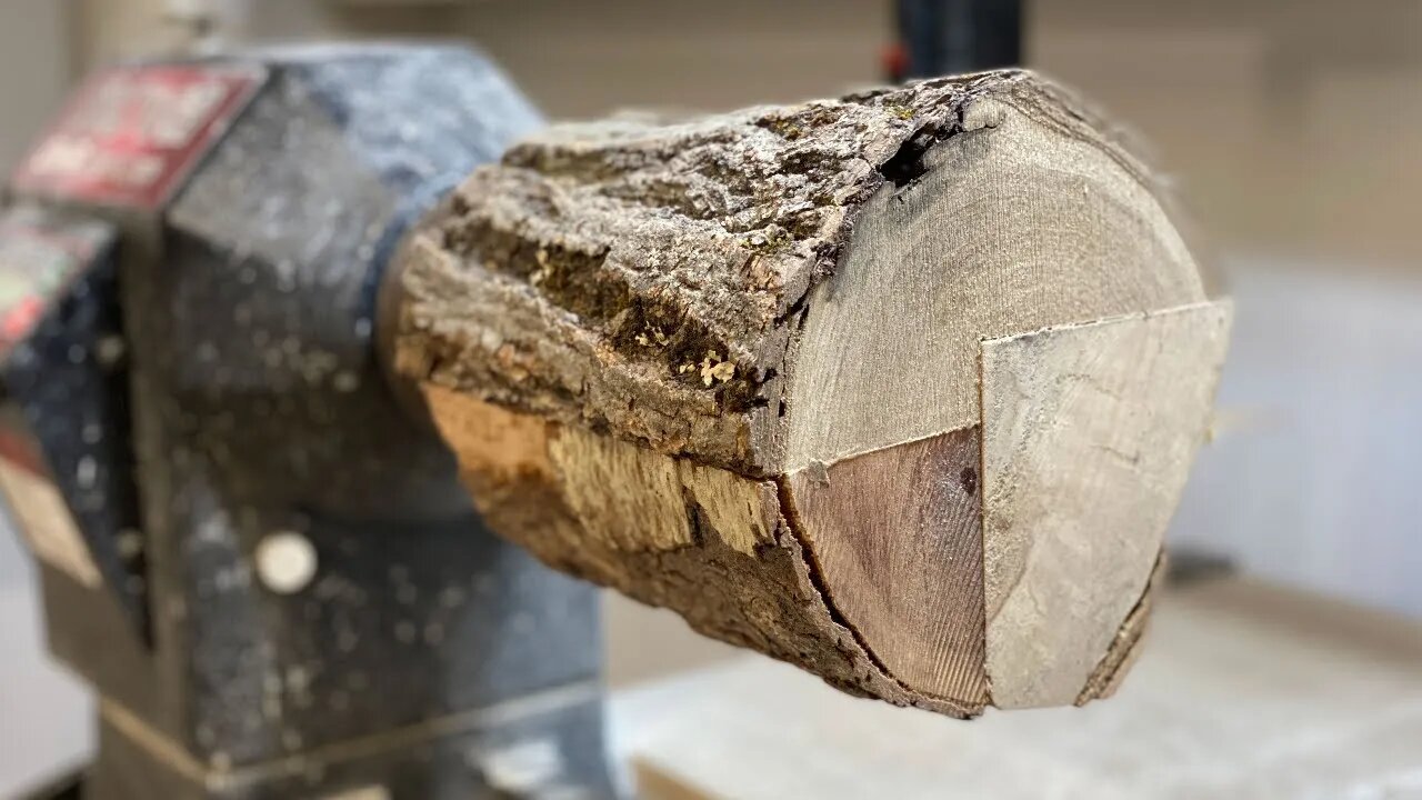 Wood turning - Impossible log 2 (super fast edit )