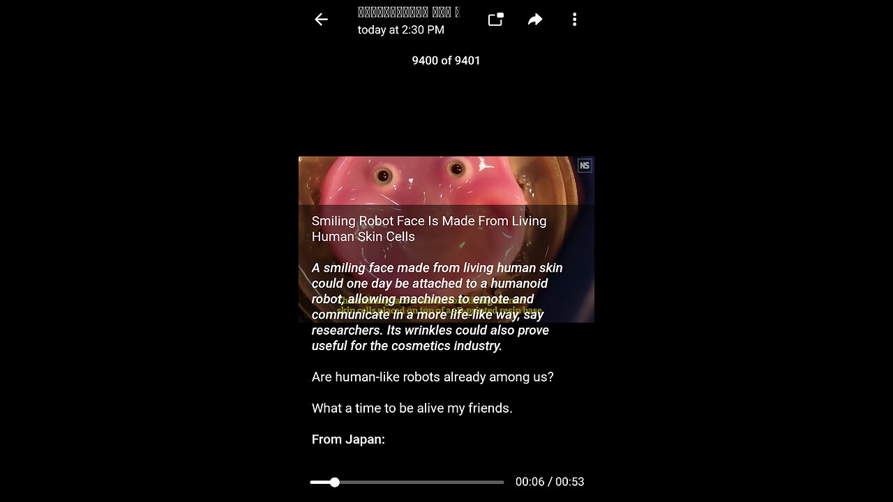 Documentary: Smiling Robot Face