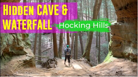 Hidden Cave & Waterfall in Hocking Hills Ohio Nobody is Talking About!