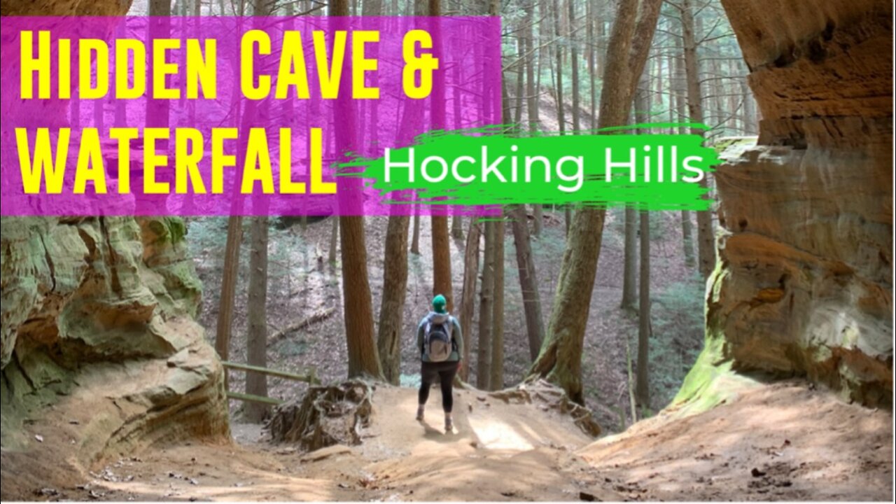 Hidden Cave & Waterfall in Hocking Hills Ohio Nobody is Talking About!
