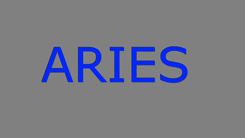 ARIES, PAST IS PLAYING WITH YOUR PRESENT