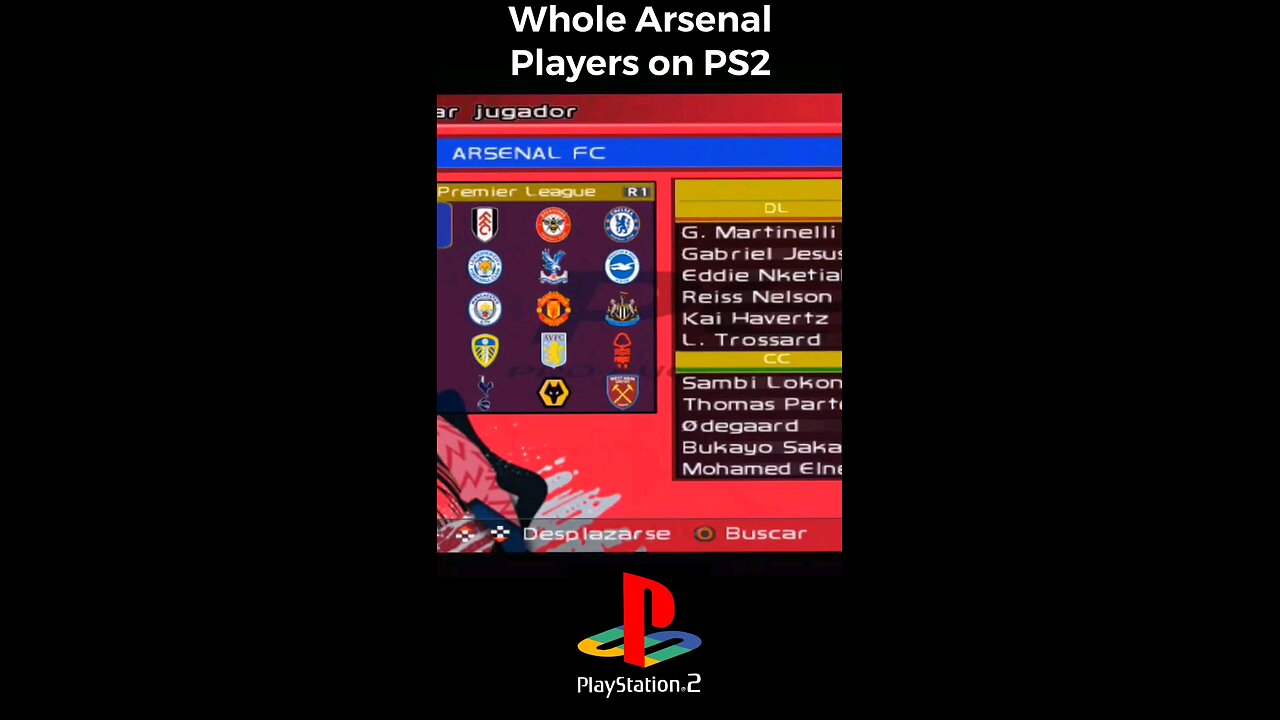 2024 Arsenal Players on PS2 🥶