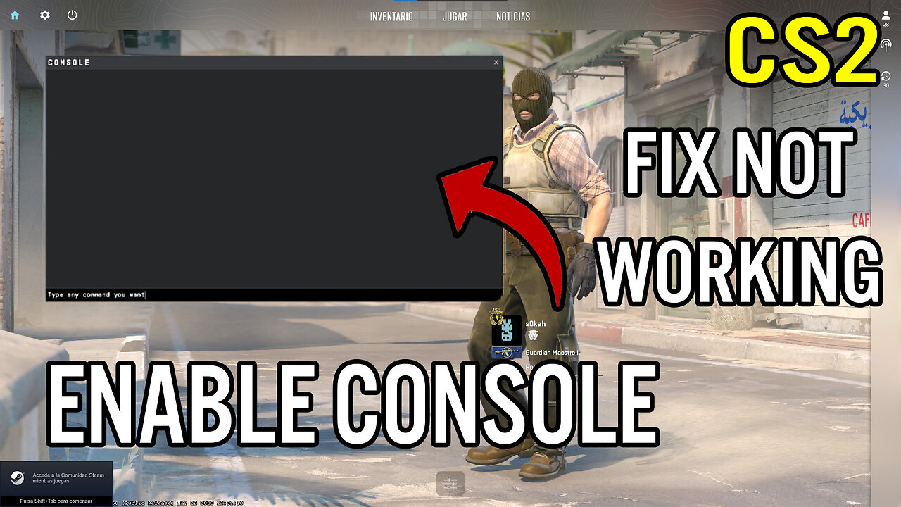 How To Enable Console And Fix It Not Working In CS2