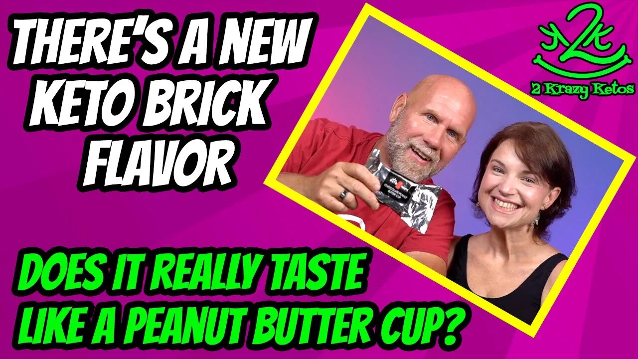 CHOCOLATE PEANUT BUTTER CUP keto brick | Theres a new keto brick flavor