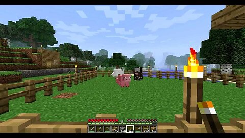 Let's Play Minecraft part 2 - Darkened woods (survival series)