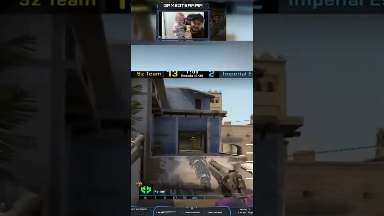 Ace do FALLEN de DUAL BERETAS segurando o B