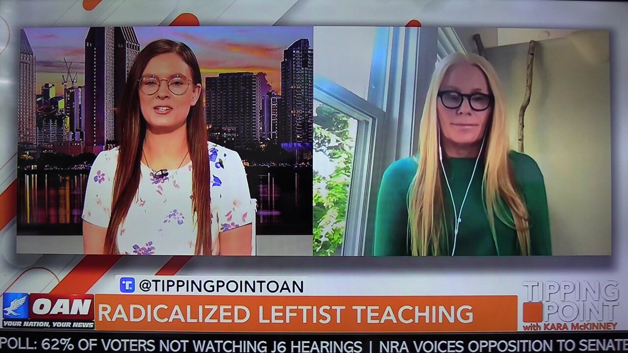 Ramona Bessinger, Providence RI School Teacher, Appears On OAN's Tipping Point To Discuss Leftist Ideologies Replacing Common Education Curriculum