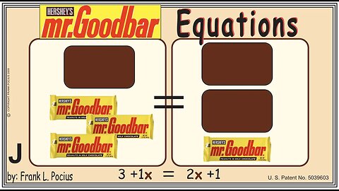 J1_vis mrGOODBAR X 3+1x=2x+1 _ SOLVING BASIC EQUATIONS _ SOLVING BASIC WORD PROBLEMS