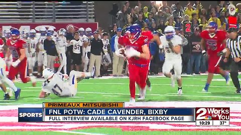 Player of the Week: Cade Cavender