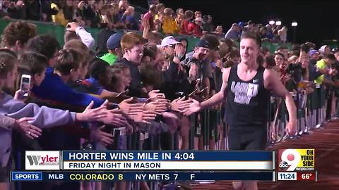 Dustin Horter closes in on 4-minute mile