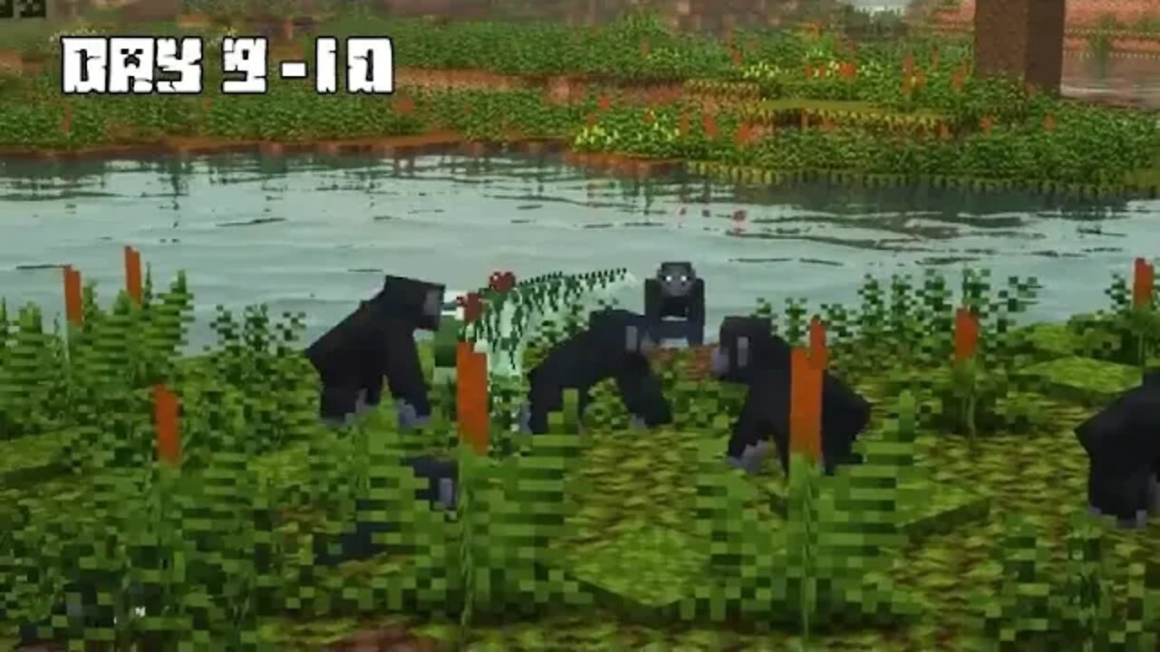 I Survived 100 DAYS as a DINOSAUR in HARDCORE MINECRAFT! ++ 10