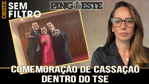 Petistas comemoram cassação de Dallagnol dentro do TSE [ANA PAULA HENKEL]