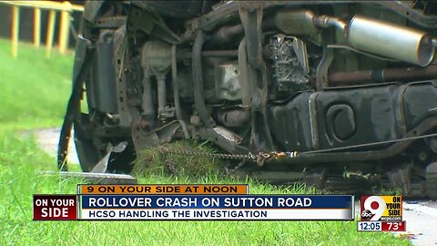 Rollover crash on Sutton Rd.