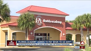 Florida Academy agrees to pay $512K to US Government