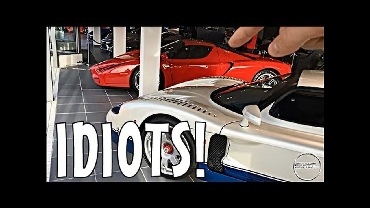 IDIOTS GO MILLION POUND SUPERCAR SHOPPING!!