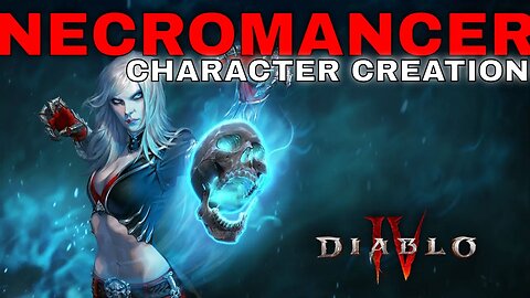 Building A BROKEN Necromancer | Diablo 4 CHARACTER CREATION