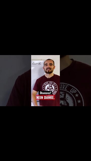 ❌🤝🏻 #Ökumene? NEIN DANKE. #ekd #katholisch #bibel