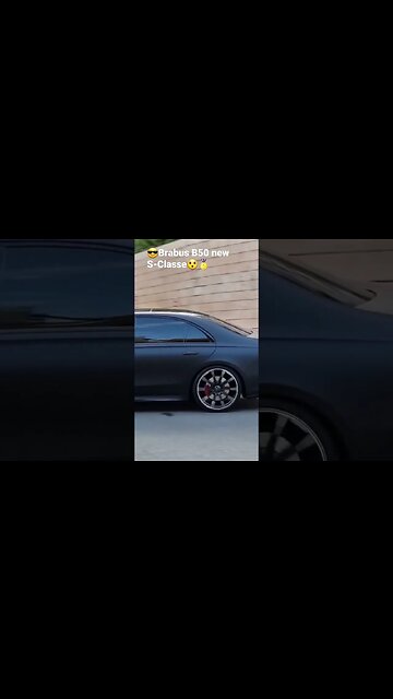 Brabus B50 new S-classe Black brutal luxury limousine #brabus #mercedes #monaco