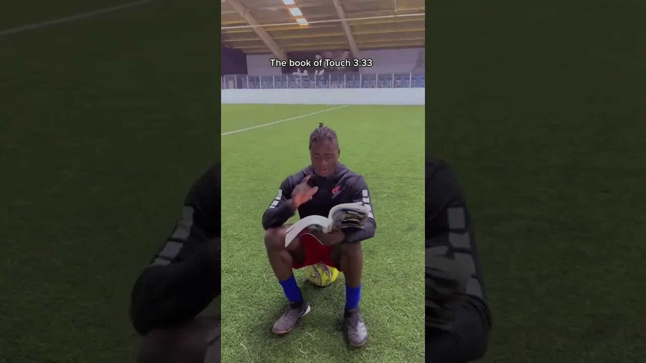 Unbelievable touch in football.