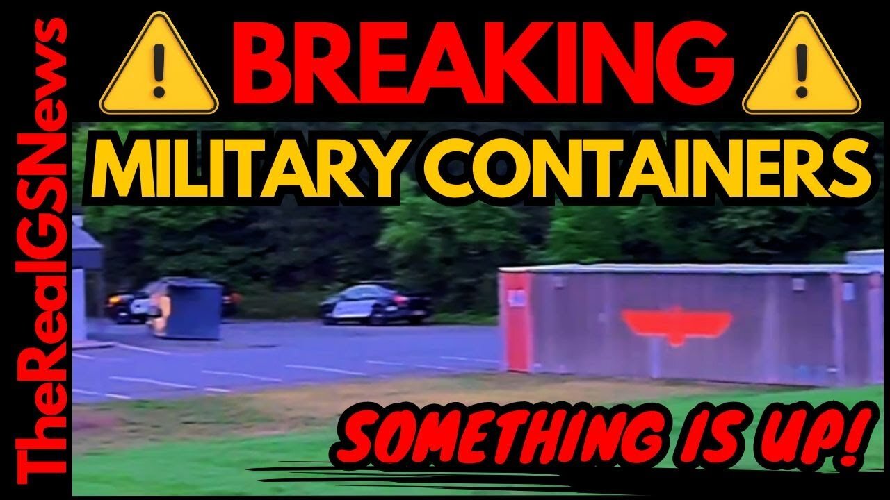 CONTAINERS BEING DROPPED OFF IN AMERICAN NEIGHBORHOOD - RUSSIAN NUCLEAR SUB SPOTTED OFF UK COAST