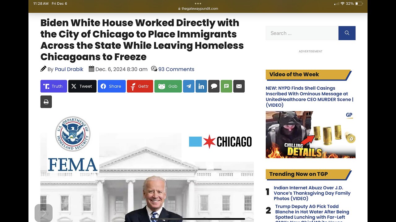 White House Worked Directly with City of Chicago to Place Immigrants Leaving Homeless to Freeze