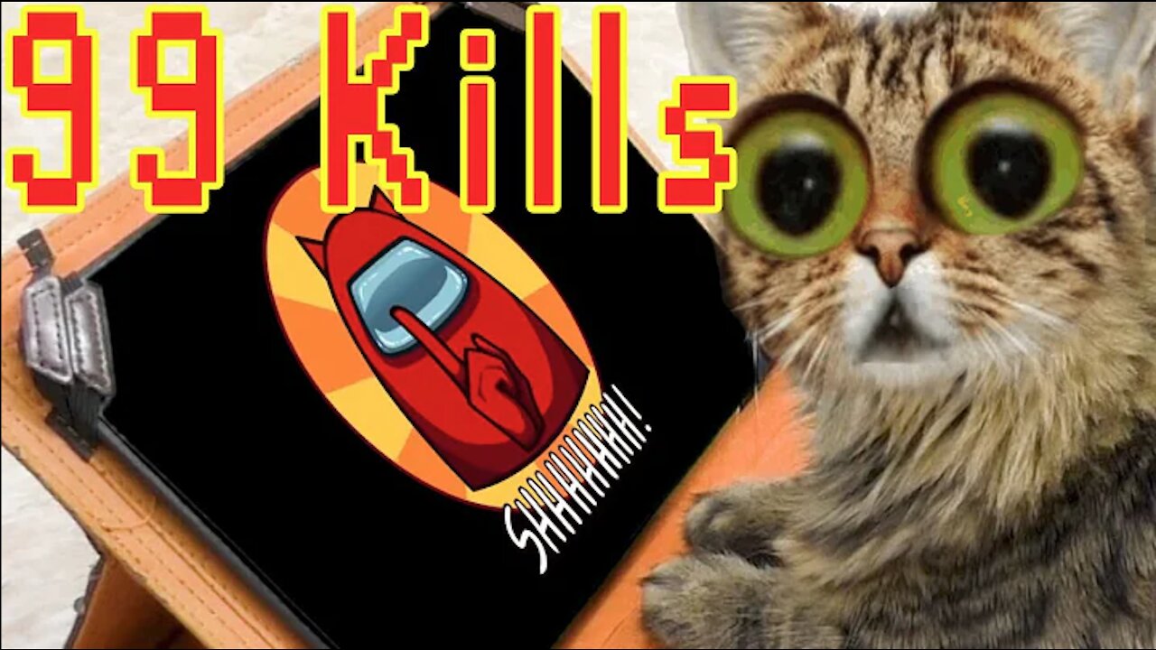 AMONG US, but with 99 KILLS, the best CAT GAMER