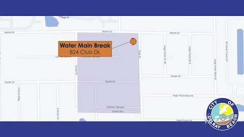 Delray Beach issues boil water notice after water main break